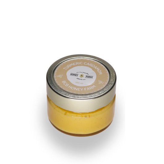 Turmeric Cardamom Infused Raw Honey